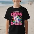 I'm Ready To Crush 3rd Grade Dabbing Unicorn Back To School Graphic Kid T-Shirt I'm Ready To Crush 3rd Grade Dabbing Unicorn Back To School Graphic Kid T-Shirt