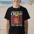 I'm Ready To Crush 7th Grade Axolotl Back To School Graphic Kid T-Shirt I'm Ready To Crush 7th Grade Axolotl Back To School Graphic Kid T-Shirt