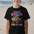 I'm Ready To Crush Preschool Dinosaur Truck Back To School Graphic Kid T-Shirt I'm Ready To Crush Preschool Dinosaur Truck Back To School Graphic Kid T-Shirt