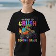 I'm Ready To Crush Second Grade Dinosaur Dino Back To School Graphic Kid T-Shirt I'm Ready To Crush Second Grade Dinosaur Dino Back To School Graphic Kid T-Shirt