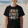 Jesus Loves Me Christian Kids Back To School Graphic Kid T-Shirt Jesus Loves Me Christian Kids Back To School Graphic Kid T-Shirt
