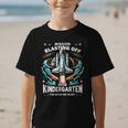 Kindergarten Back To School Rocket Blast Off Graphic Kid T-Shirt Kindergarten Back To School Rocket Blast Off Graphic Kid T-Shirt