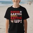 Kindergarten Batter Up Back To School Baseball Player Boys Graphic Kid T-Shirt