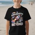 To Kindergarten And Beyond Astronaut Back To School Graphic Kid T-Shirt To Kindergarten And Beyond Astronaut Back To School Graphic Kid T-Shirt