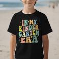 Kindergarten Era Happy Back To School Groovy Kids Boys Girls Graphic Kid T-Shirt