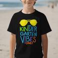 Kindergarten Vibes Only Glow Sunglasses Back To School Graphic Kid T-Shirt Kindergarten Vibes Only Glow Sunglasses Back To School Graphic Kid T-Shirt