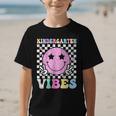 Kindergarten Vibes Groovy Back To School Kinder Girls Kids Graphic Kid T-Shirt