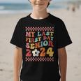 My Last First Day Senior 2024 Back To School Class Of 2024 Graphic Kid T-Shirt My Last First Day Senior 2024 Back To School Class Of 2024 Graphic Kid T-Shirt