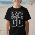 Let's Go Cardinals Back To School Spirit Graphic Kid T-Shirt
