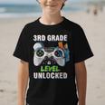 Level 3rd Grade Unlocked Back To School First Day Boys Kids Graphic Kid T-Shirt