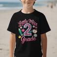 Little Miss 2nd Grade Grader Girls 1st Day Back To School Graphic Kid T-Shirt Little Miss 2nd Grade Grader Girls 1st Day Back To School Graphic Kid T-Shirt