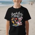 Lunch Lady Magic Cafeteria Worker Back To School Women Girls Graphic Kid T-Shirt Lunch Lady Magic Cafeteria Worker Back To School Women Girls Graphic Kid T-Shirt