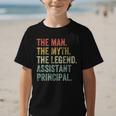 Man Myth The Legend Assistant Principal Dad Back To School Graphic Kid T-Shirt Man Myth The Legend Assistant Principal Dad Back To School Graphic Kid T-Shirt