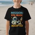 Mission Fifth 5th Grade Accepted Back To School Vintage Graphic Kid T-Shirt Mission Fifth 5th Grade Accepted Back To School Vintage Graphic Kid T-Shirt