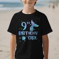Ninth Birthday Girl Mermaid 9th Toddler's Back To School Graphic Kid T-Shirt Ninth Birthday Girl Mermaid 9th Toddler's Back To School Graphic Kid T-Shirt
