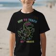 Off To Teach Fifth Grade Alligator Back To School Graphic Kid T-Shirt