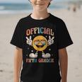 Official Fifth Grader 5th Grade Retro Back To School Kids Graphic Kid T-Shirt Official Fifth Grader 5th Grade Retro Back To School Kids Graphic Kid T-Shirt