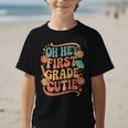 Oh Hey First Grade Cutie Back To School Graphic Kid T-Shirt