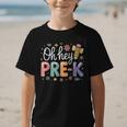 Oh Hey Pre K Preschool Back To School First Day Of School Graphic Kid T-Shirt