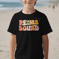 PEIMS Squad Groovy Back To School Women Appreciation Graphic Kid T-Shirt PEIMS Squad Groovy Back To School Women Appreciation Graphic Kid T-Shirt