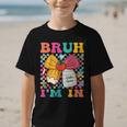 Pencil Bow Bruh I'm In Back To School Kindergarten Graphic Kid T-Shirt Pencil Bow Bruh I'm In Back To School Kindergarten Graphic Kid T-Shirt