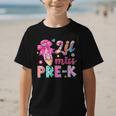 Pencil Bow Lil Miss Pre-K Pre-K Back To School Graphic Kid T-Shirt