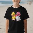Pencil Coquette Bow Happy First Day Of School Back To School Graphic Kid T-Shirt Pencil Coquette Bow Happy First Day Of School Back To School Graphic Kid T-Shirt