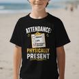 Physically Present Mentally Absent Back To School Graphic Kid T-Shirt Physically Present Mentally Absent Back To School Graphic Kid T-Shirt