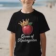 Queen Of Kindergarten Graduation Back To School Girl Graphic Kid T-Shirt Queen Of Kindergarten Graduation Back To School Girl Graphic Kid T-Shirt