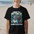 Ready To Attack Kindergarten Pirate Shark Back To School Graphic Kid T-Shirt