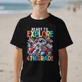 Ready To Explore 4th Grade Boys Astronaut Back To School Graphic Kid T-Shirt