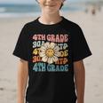 Retro 4th Grade Daisy Colorful Back To School Fourth Grade Graphic Kid T-Shirt Retro 4th Grade Daisy Colorful Back To School Fourth Grade Graphic Kid T-Shirt