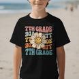 Retro 7th Grade Daisy Colorful Back To School Seventh Grade Graphic Kid T-Shirt Retro 7th Grade Daisy Colorful Back To School Seventh Grade Graphic Kid T-Shirt