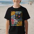 Retro Boho Flower Floral Back To School First Day Of School Graphic Kid T-Shirt Retro Boho Flower Floral Back To School First Day Of School Graphic Kid T-Shirt