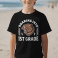Roaring Into 1st Grade Roaring Tiger Back To School Boy Girl Graphic Kid T-Shirt Roaring Into 1st Grade Roaring Tiger Back To School Boy Girl Graphic Kid T-Shirt