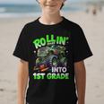 Rollin' Into 1st Grade Monster Truck Back To School Boys Graphic Kid T-Shirt Rollin' Into 1st Grade Monster Truck Back To School Boys Graphic Kid T-Shirt