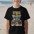 Rollin Crush Dinosaur Monster Truck Back To School 1st Grade Graphic Kid T-Shirt Rollin Crush Dinosaur Monster Truck Back To School 1st Grade Graphic Kid T-Shirt