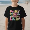 In My School Counselor Era Retro Back To School Counseling Graphic Kid T-Shirt In My School Counselor Era Retro Back To School Counseling Graphic Kid T-Shirt