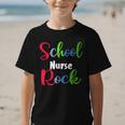 School Nurse Rock Back To School -Funny Nurses School Graphic Kid T-Shirt School Nurse Rock Back To School -Funny Nurses School Graphic Kid T-Shirt