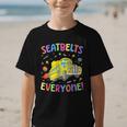 Seatbelt School Bus Driver Everyone Back To School Graphic Kid T-Shirt