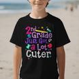 Second Grade Just Got Cuter Cute 2nd Grade Back To School Graphic Kid T-Shirt Second Grade Just Got Cuter Cute 2nd Grade Back To School Graphic Kid T-Shirt