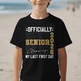 Senior Class Of 2026 Back To School Last First Day Of School Graphic Kid T-Shirt