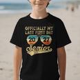 Senior Class Of 2027 Back To School Last First Day Of School Graphic Kid T-Shirt Senior Class Of 2027 Back To School Last First Day Of School Graphic Kid T-Shirt