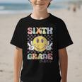 Sixth Grade Vibes Smile Face 6th Grade Team Back To School Graphic Kid T-Shirt Sixth Grade Vibes Smile Face 6th Grade Team Back To School Graphic Kid T-Shirt