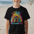 So Long Pre-K Hello Kindergarten Rainbow Back To School Graphic Kid T-Shirt
