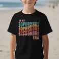 In My Sophomore Era High School 10th Grade Back To School Graphic Kid T-Shirt