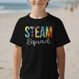 STEAM Squad For Work Tie Dye Back To School Appreciation Day Graphic Kid T-Shirt STEAM Squad For Work Tie Dye Back To School Appreciation Day Graphic Kid T-Shirt