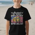 Students Delivery Specialist Back To School Bus Driver Graphic Kid T-Shirt