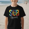 Sub Squad For Work Tie Dye Back To School Appreciation Day Graphic Kid T-Shirt Sub Squad For Work Tie Dye Back To School Appreciation Day Graphic Kid T-Shirt