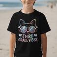 Third 3rd Grade Vibes Back To School Cute Cat Cute For Girls Graphic Kid T-Shirt Third 3rd Grade Vibes Back To School Cute Cat Cute For Girls Graphic Kid T-Shirt
